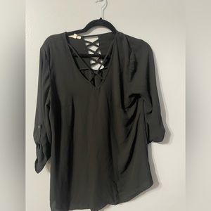 Maurice’s black blouse. Size large.